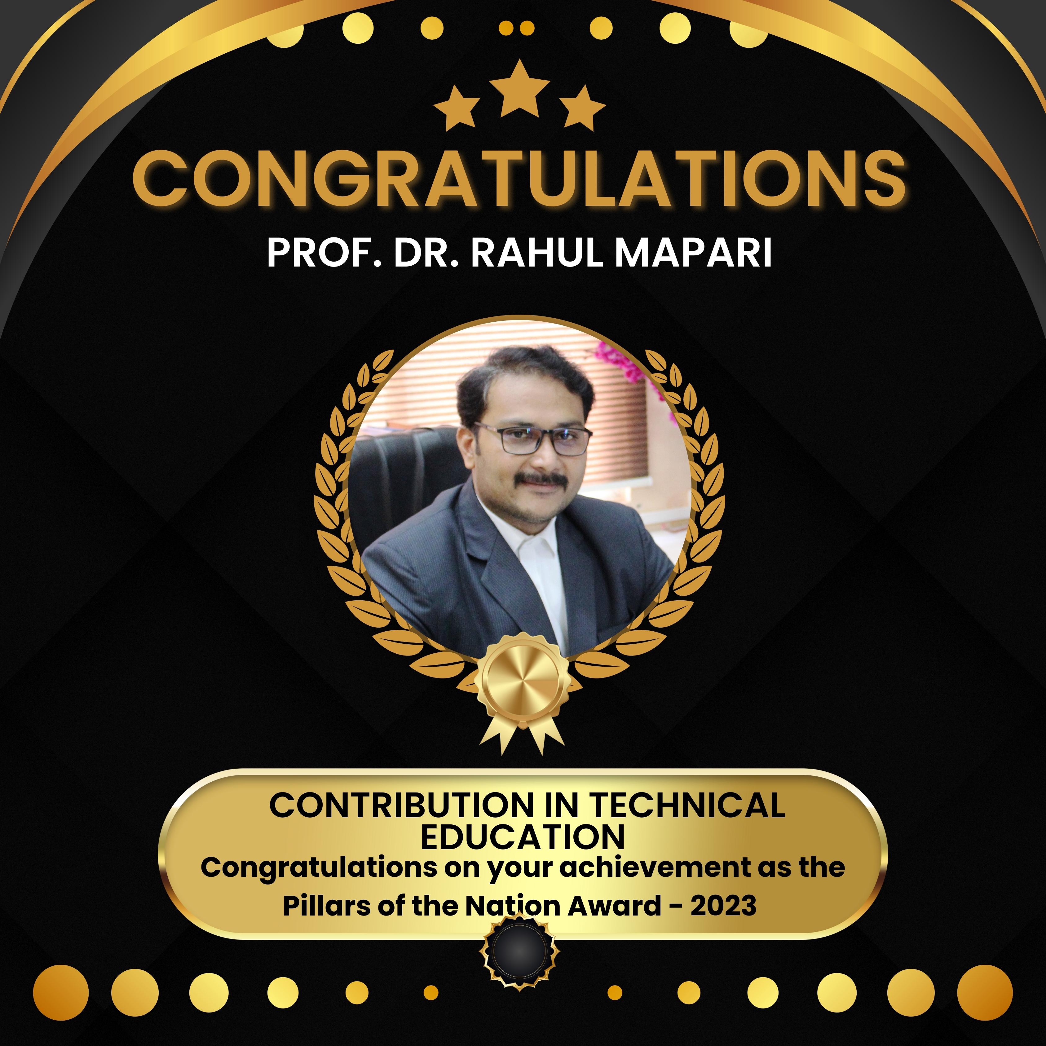 Prof. Dr. Rahul Mapari